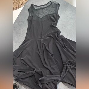 Elegant Black Dress for ballroom and Latin Dance